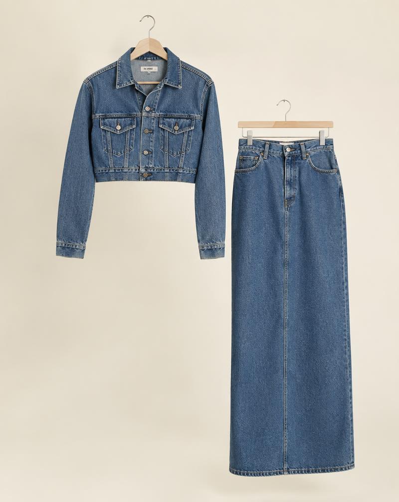 90s denim set